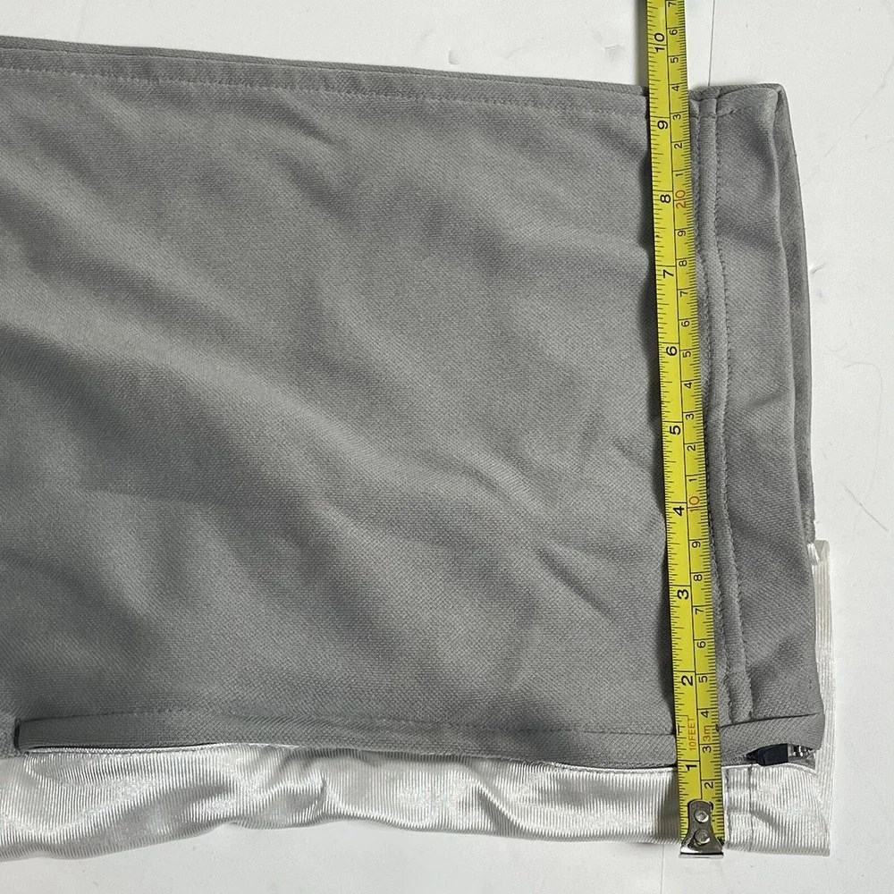 Vintage Y2K Nike Lebron James Basketball Track Gray Swoosh Pockets Ankle Zip XXL